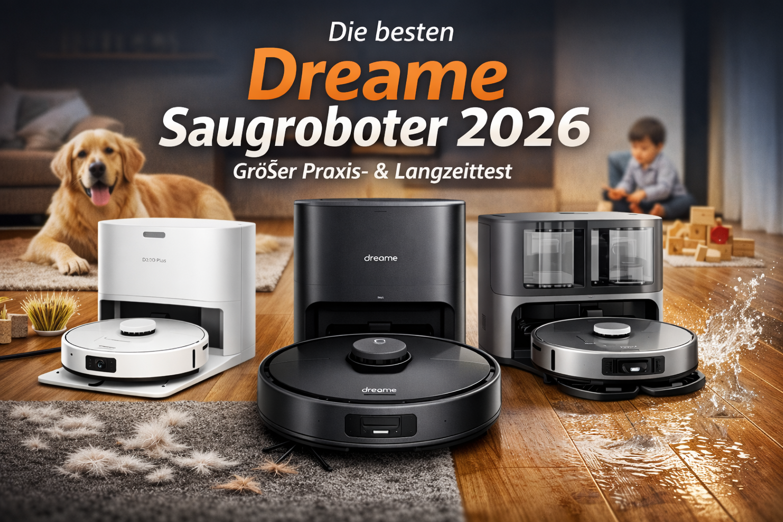 Die besten Dreame Saugroboter 2026 – großer Praxis- & Langzeittest