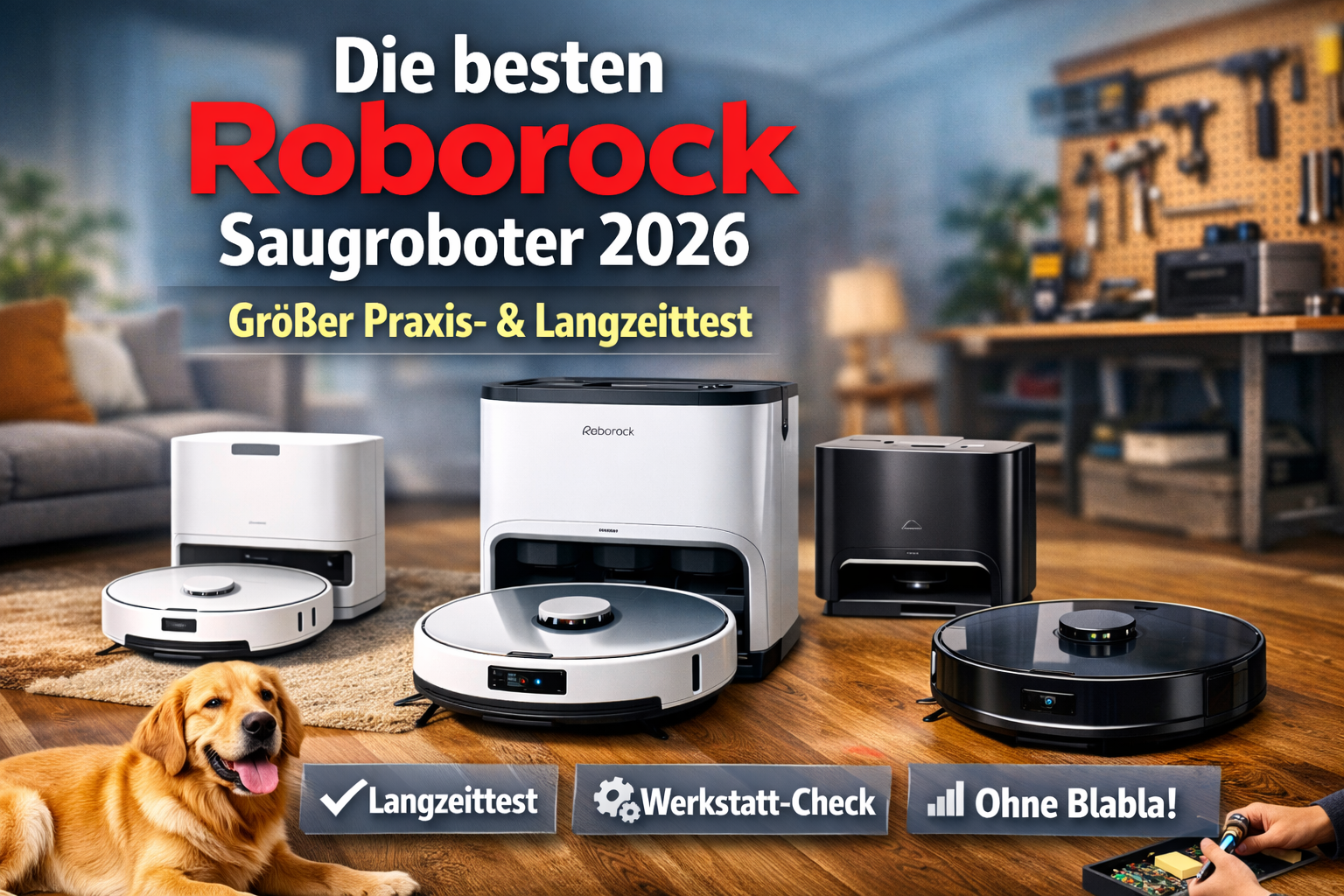 Die besten Roborock Saugroboter 2026 – großer Praxis- & Langzeittest